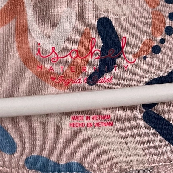 Isabel Materniry • Light Pink Blue Paisley Ruffle Faux Wear Maxi Dress - Picture 6 of 9